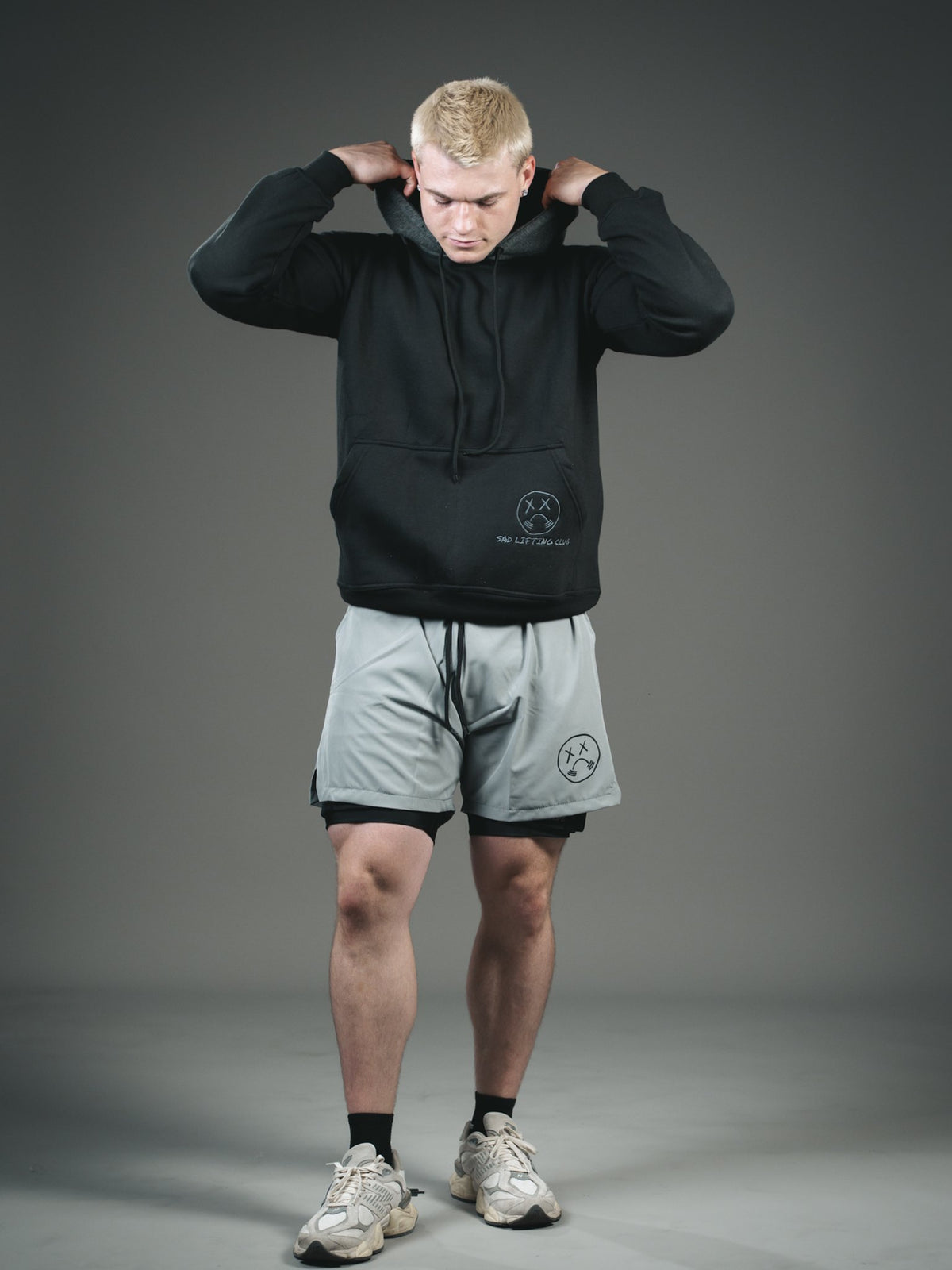Black/Grey Two Tone Hoodie