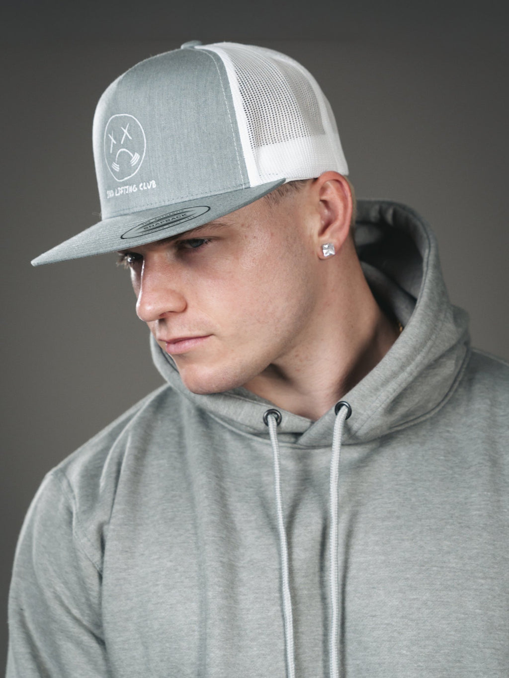 Grey Trucker Cap