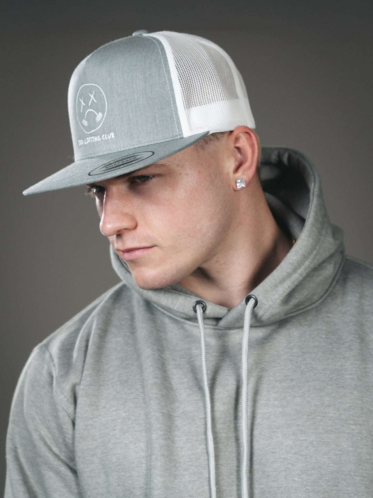 Grey Trucker Cap