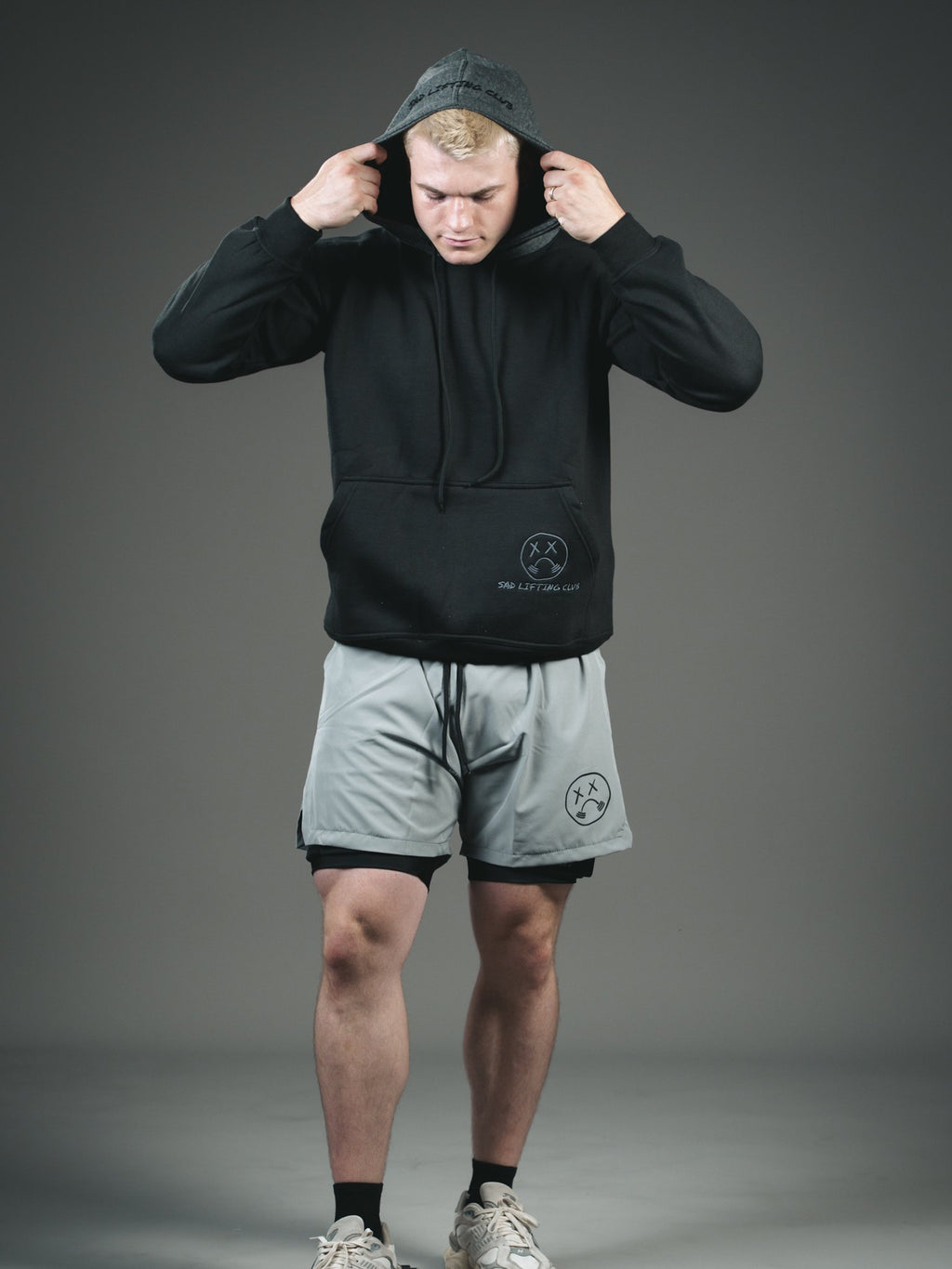 Black/Grey Two Tone Hoodie (2)