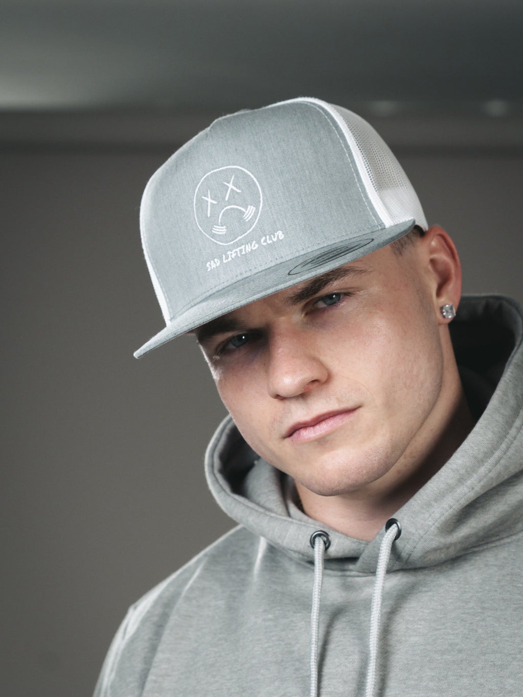 Grey Trucker Cap (2)