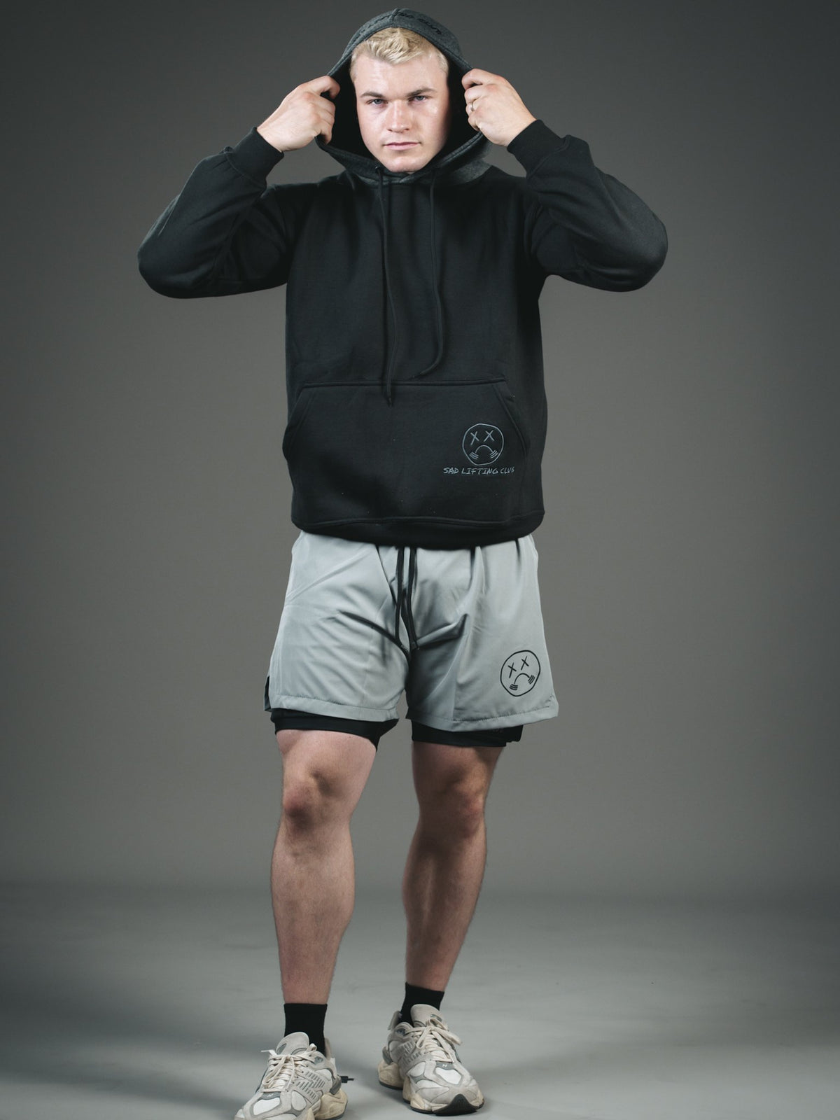 Black/Grey Two Tone Hoodie (3)