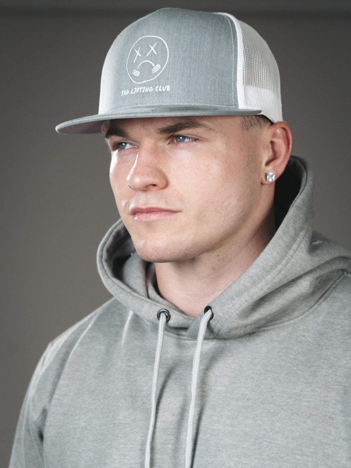 Grey Trucker Cap (3)