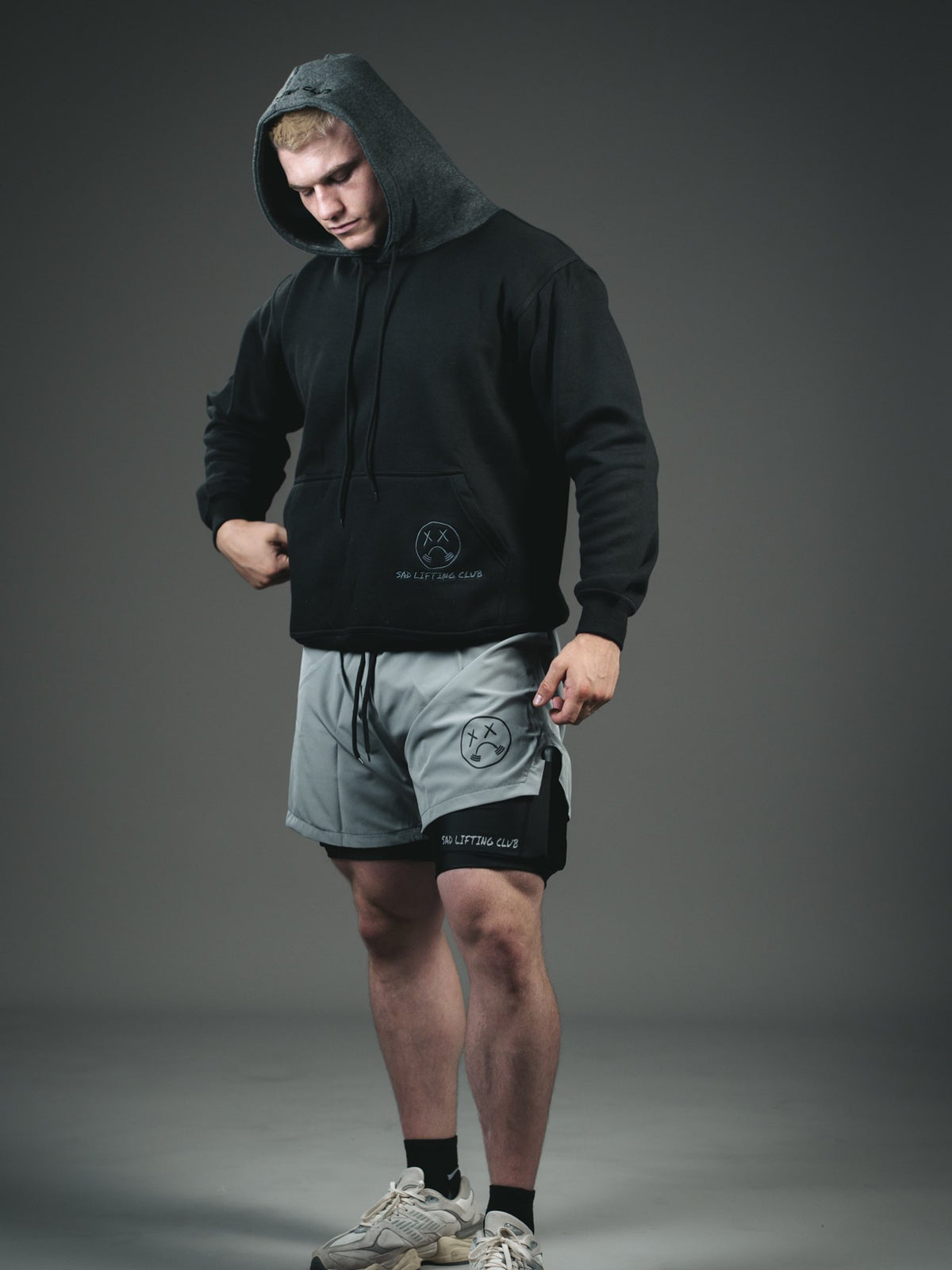 Black/Grey Two Tone Hoodie (5)