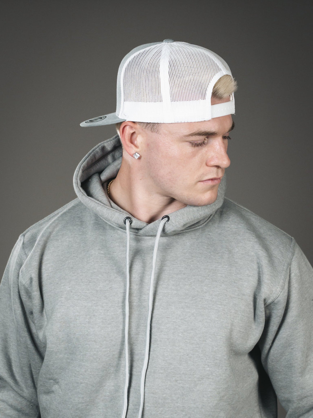 Grey Trucker Cap (6)