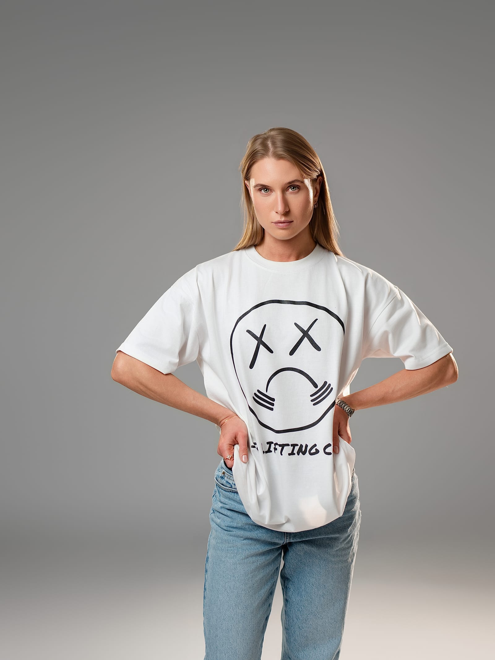 White Oversized Tee