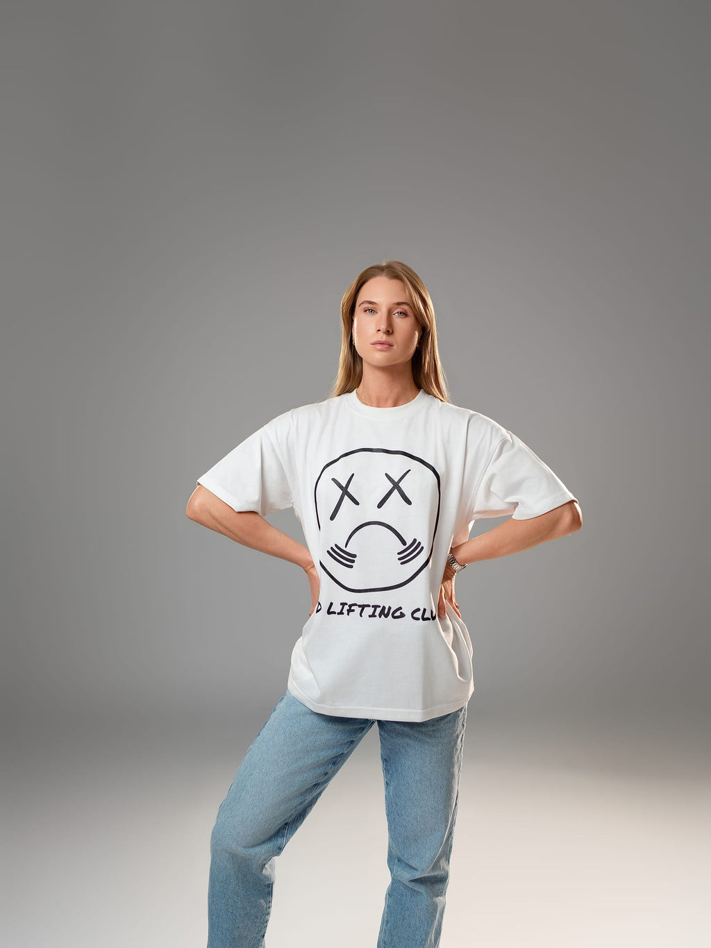 White Oversized Tee