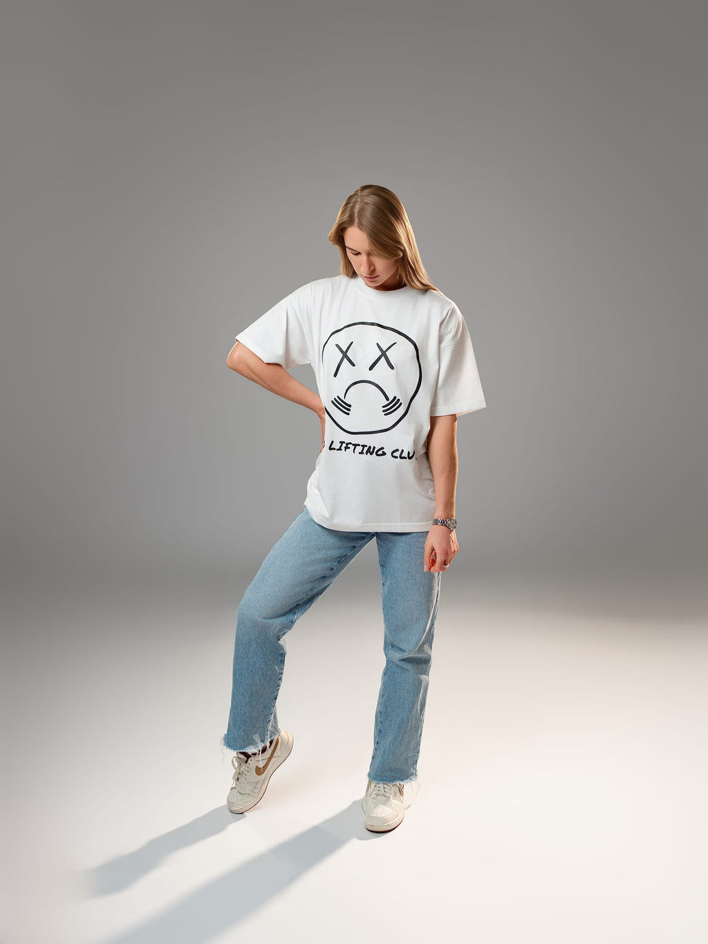 White Oversized Tee