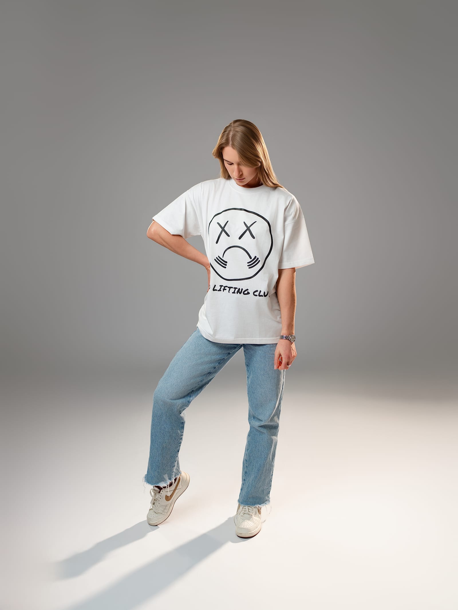 White Oversized Tee