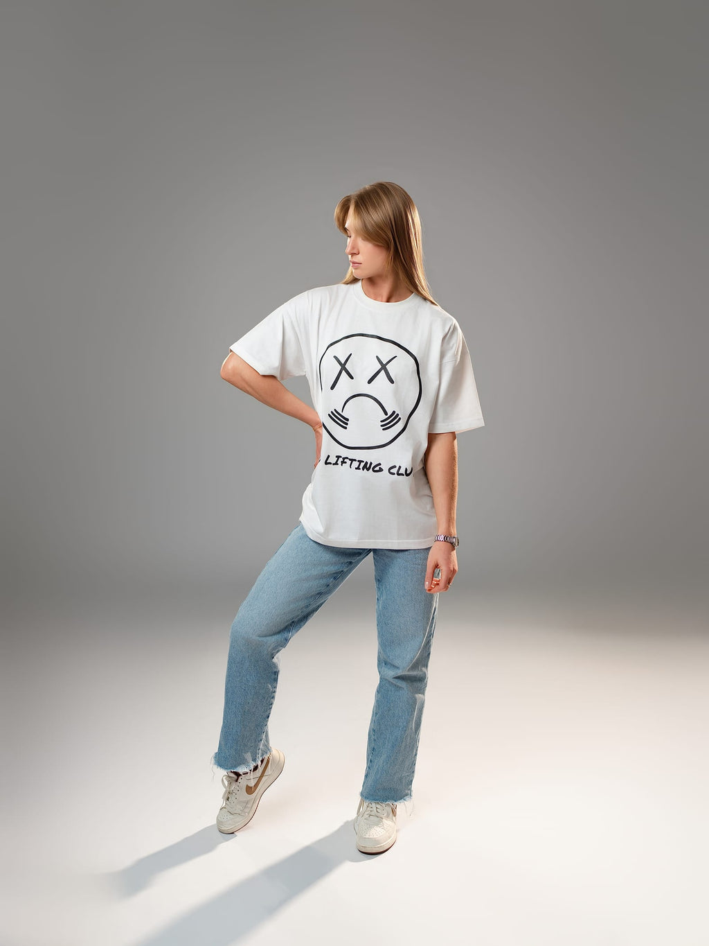 White Oversized Tee