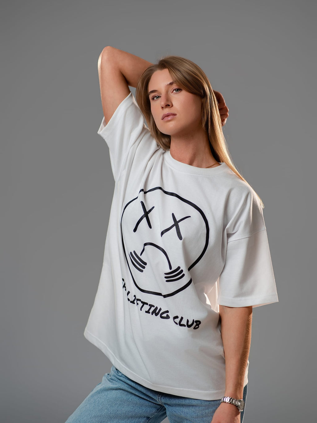 White Oversized Tee