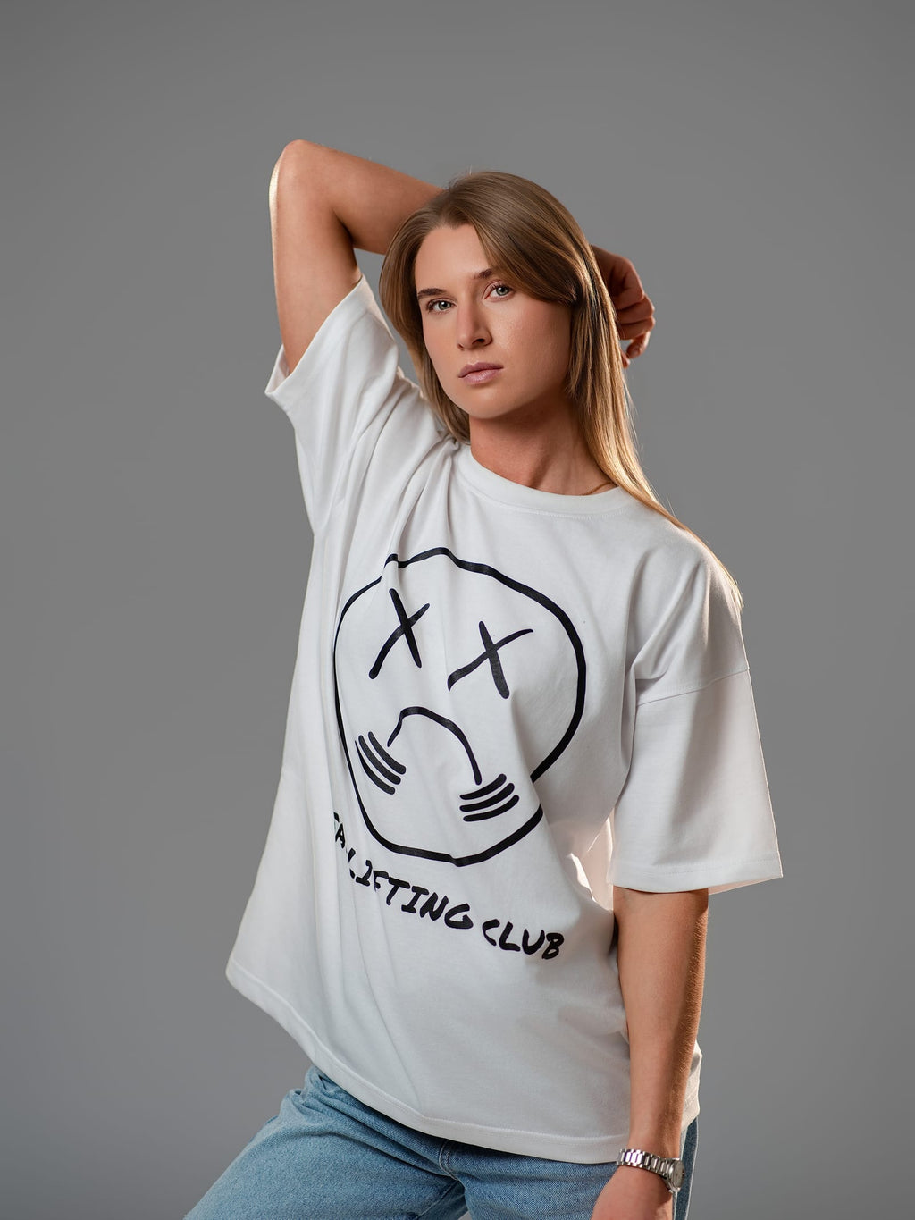 White Oversized Tee