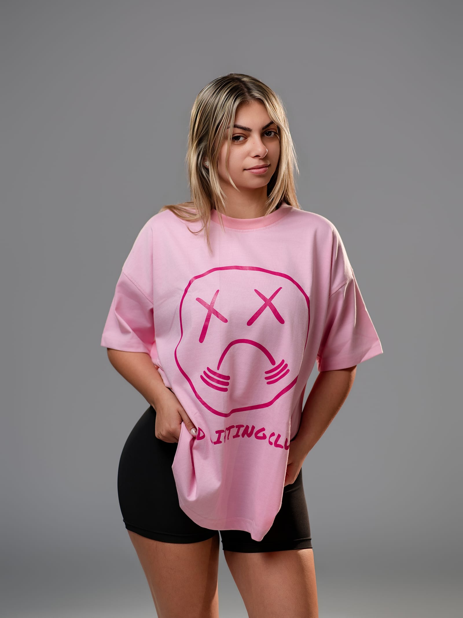 Pink Oversized Tee