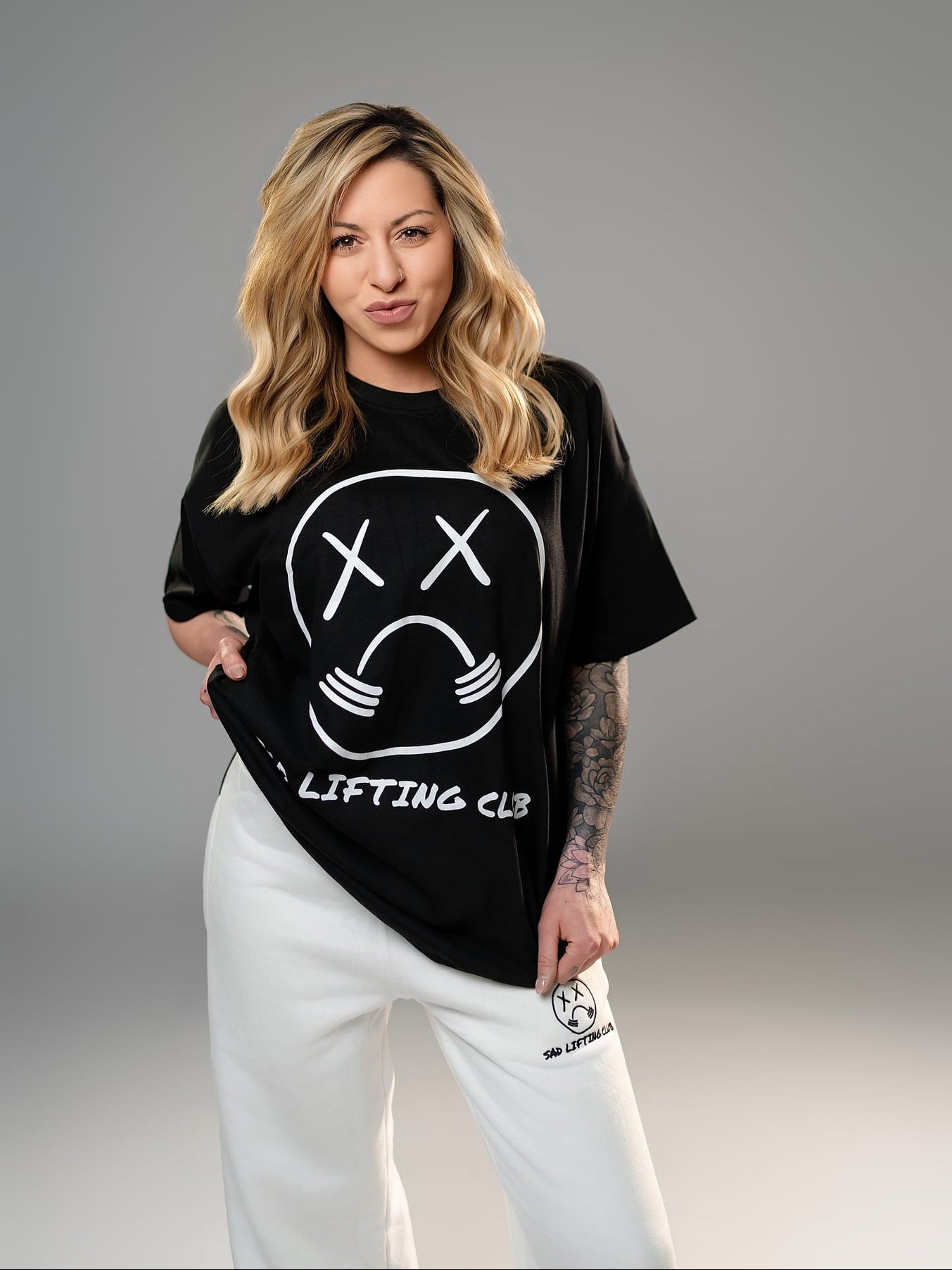 Black Oversized Tee
