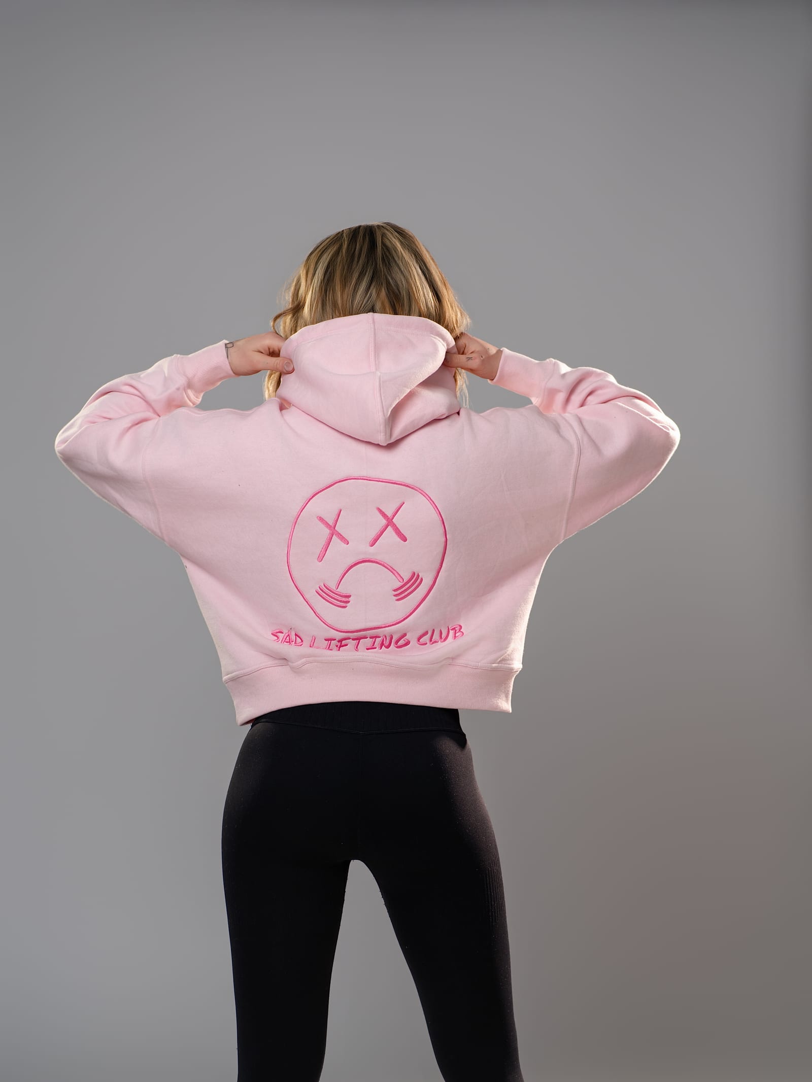 Pink Croptop Hoodie