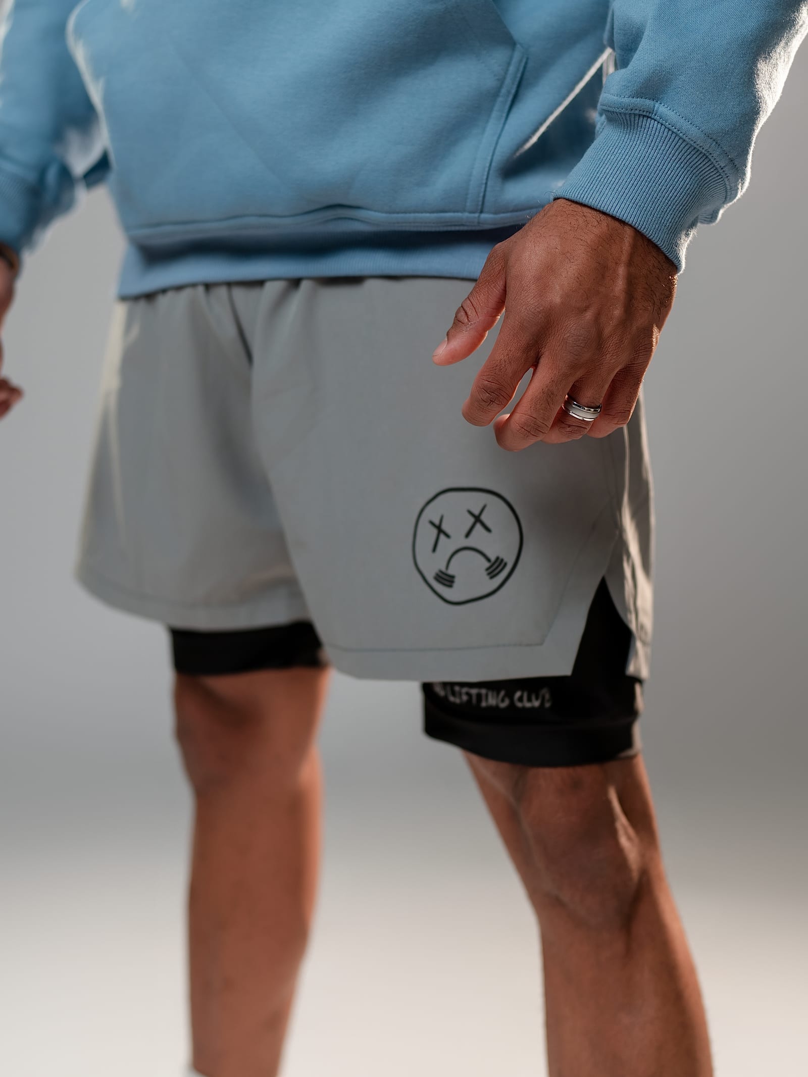 Grey Compression Shorts