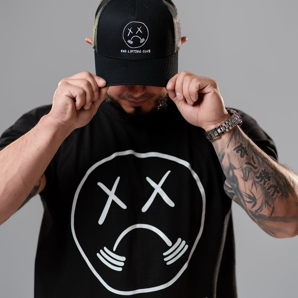 Black Trucker Cap
