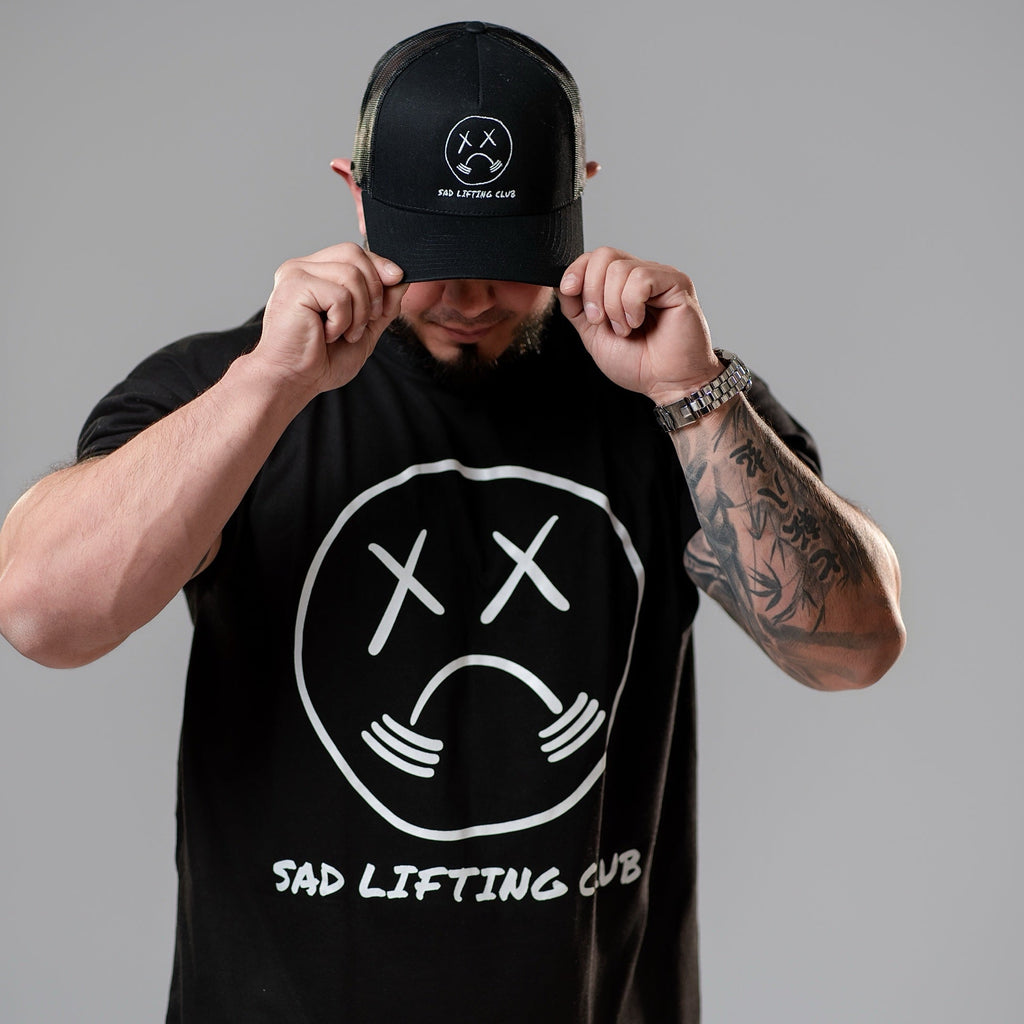 Black Trucker Cap