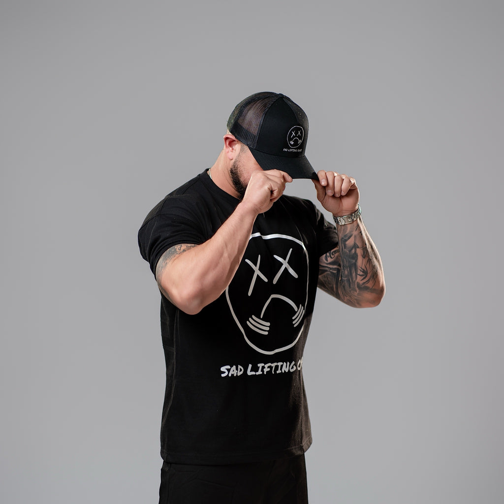 Black Trucker Cap